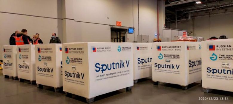 Parte un segundo envío de vacunas Sputnik V a 30 ciudades de las 24 provincias del país