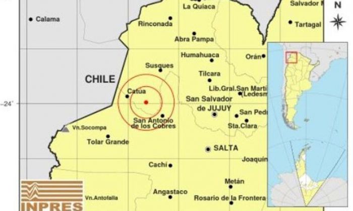 Un sismo de 6.1 grados se sintió con fuerza en Salta y Jujuy
