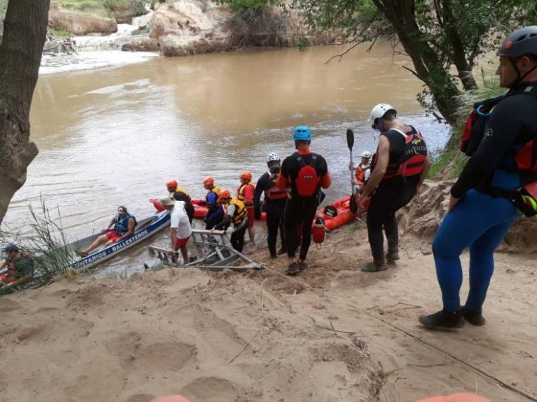Sin novedades, se continúa en la búsqueda del joven que cayó al río Chtalamuchita