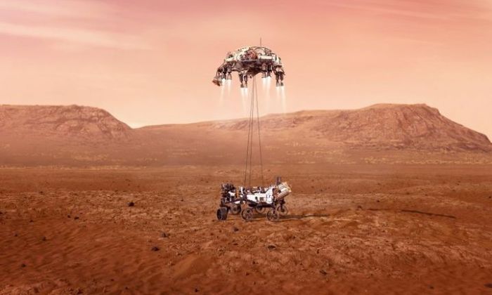El Perseverance de la NASA aterrizó con éxito en Marte