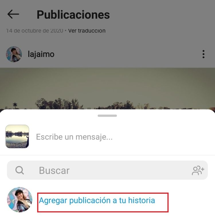 Instagram volvió a permitir compartir publicaciones del feed en las historias