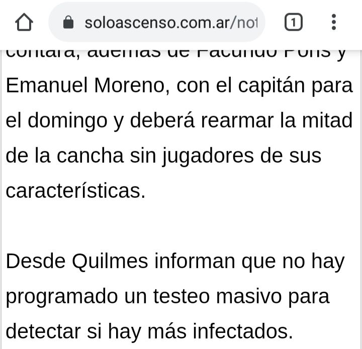 Preocupación en Estudiantes por un positivo de Covid-19 en Quilmes