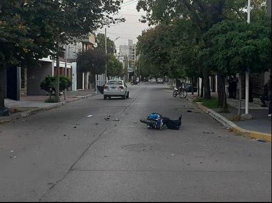Falleció el motociclista que colisionó en el macrocentro de la ciudad