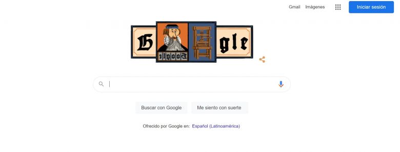Por qué el doodle de Google de hoy le rinde homenaje a Johannes Gutenberg