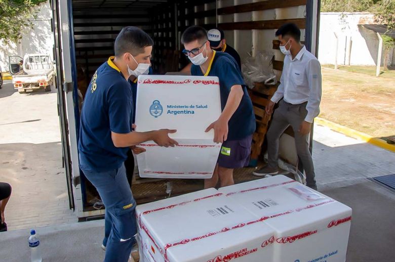 El Gobierno Nacional envió vacunas Astrazeneca a la provincia de Córdoba 