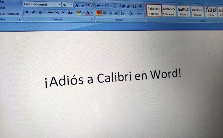 Microsoft pide ayuda para reemplazar la fuente Calibri en Word