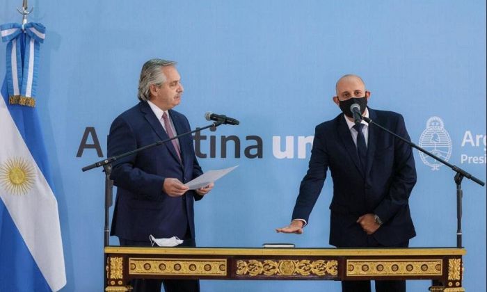 Fernández le tomó juramento a Guerrera como nuevo ministro de Transporte