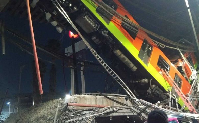Al menos 23 muertos por el derrumbe de un tramo del metro de Ciudad de México