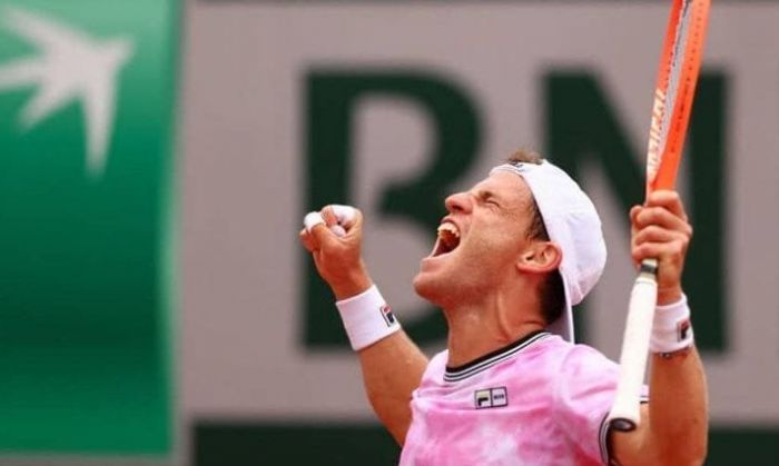 Diego Schwartzman  avanzó a los cuartos de final de Roland Garros