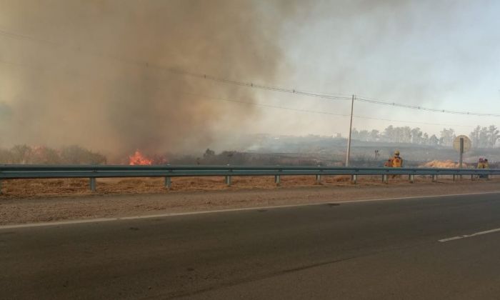 Riesgo extremo y varios incendios en la provincia de Córdoba