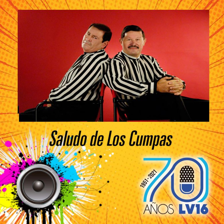 Los Cumpas celebran junto a los Radio Río Cuarto los 70 años 