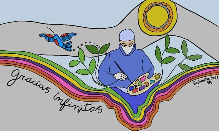 Mosaiquistas de la ciudad colocarán un mural en homenaje a los trabajadores de la salud