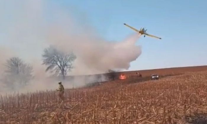 Persisten los riesgos de incendios: contuvieron un fuego en la zona de San Ignacio