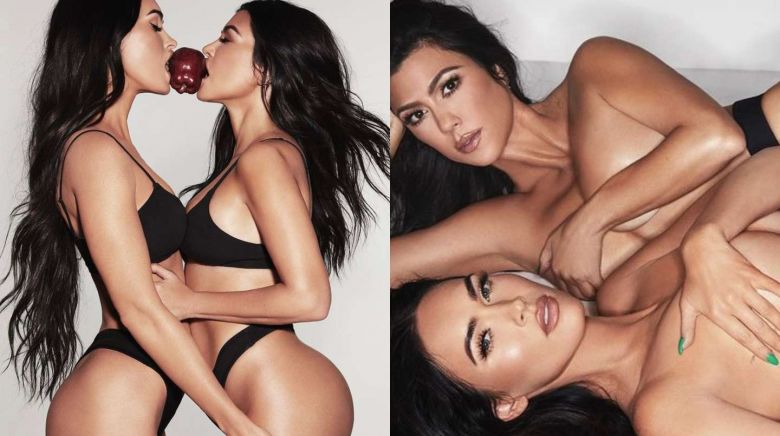 Topless, lencería y una manzana: Megan Fox y Kourtney Kardashian protagonizan la campaña más hot del 2021