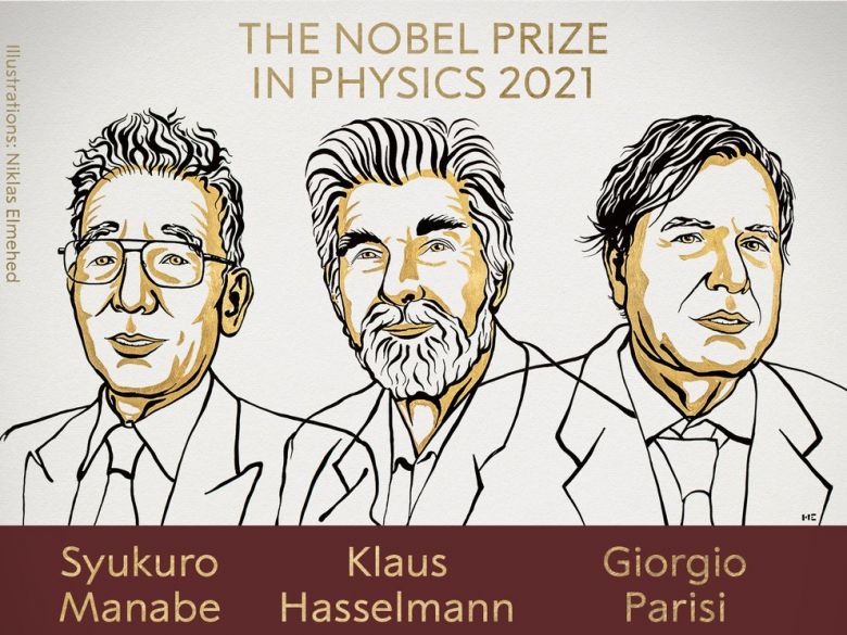 El Premio Nobel de Física fue otorgado a Syukuro Manabe, Klaus Hasselmann y Giorgio Parisi