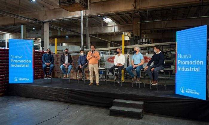 El Intendente lanzó una nueva promoción industrial en Río Cuarto