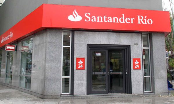 Paro en todas las sucursales de Banco Santander del país