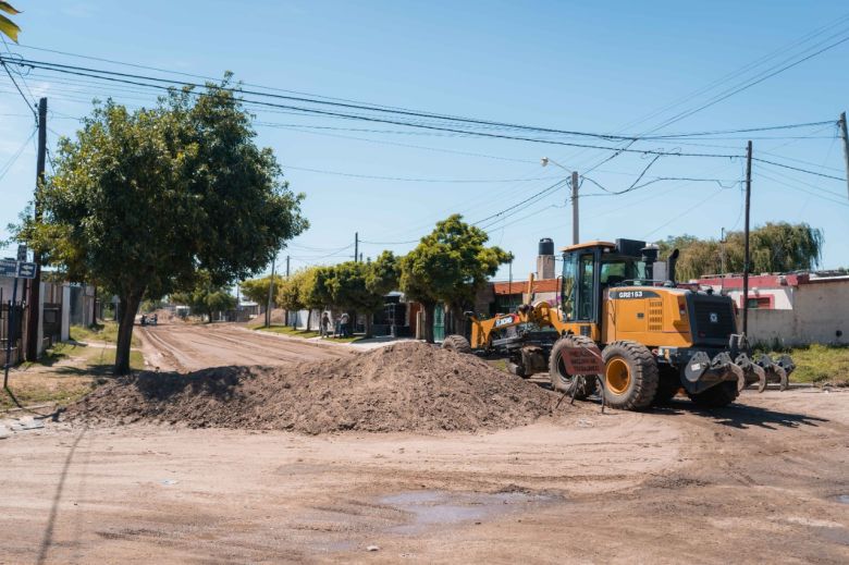Plan de Pavimentación: avanzan los trabajos en Santa María de Oro