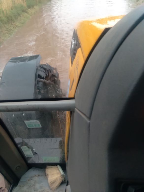 Llovió más de 230 milímetros en Jovita: inundaciones y traslados de pacientes con Covid
