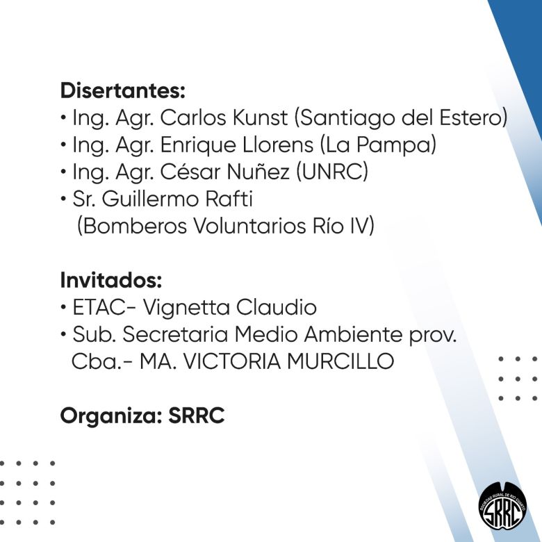 Se llevará a cabo una Jornada sobre Quema Prescripta en la Sociedad Rural de Río Cuarto