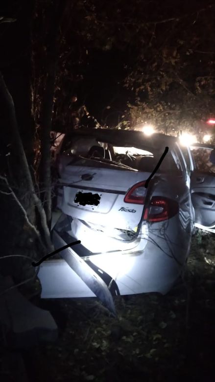 Una conductora sufrió lesiones de consideración por un accidente vehicular en Berrotarán