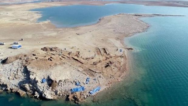 La sequía deja al descubierto una ciudad de hace 3.400 años a orillas del río Tigris