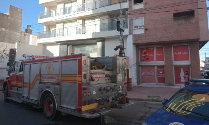 Incendio en un departamento del centro de la ciudad