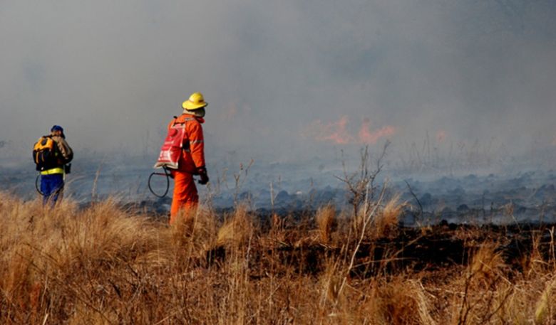 Sofocan incendio forestal a escasos metros de la planta transmisora de LV16