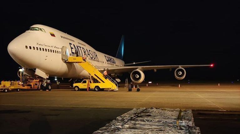 La Justicia inspeccionará el avión venezolano-iraní retenido en el aeropuerto de Ezeiza