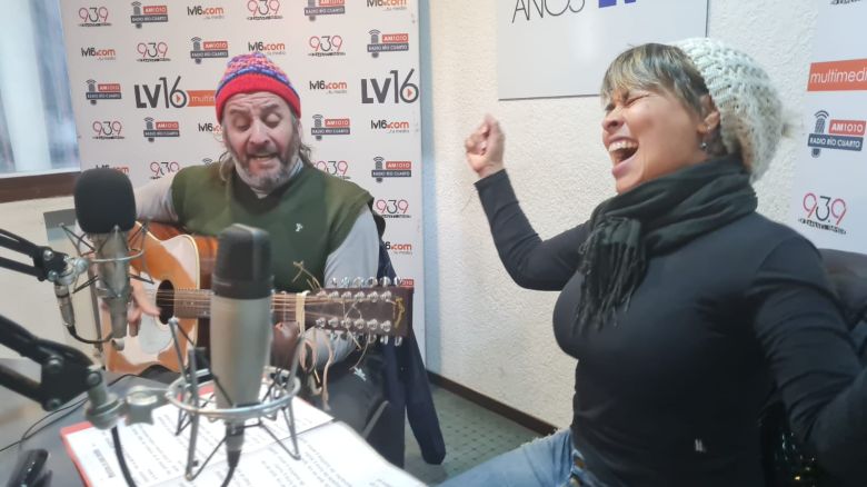 Trashumantes en el acústico de LMDL, con Deolinda Sosa y Sergio López