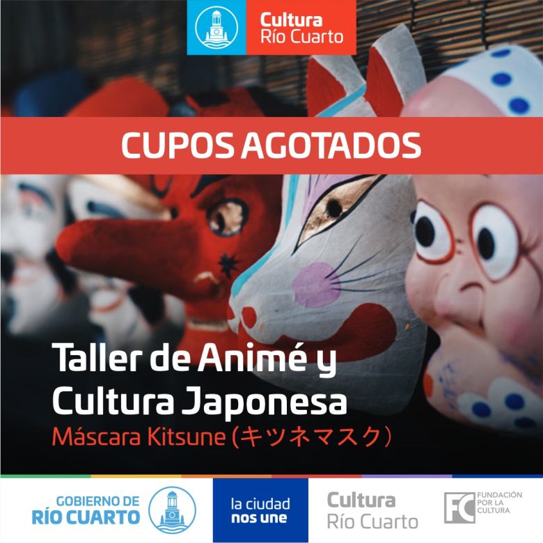 Taller de animé y Cultura Japonesa: se repetirá de manera intensiva en los próximos meses