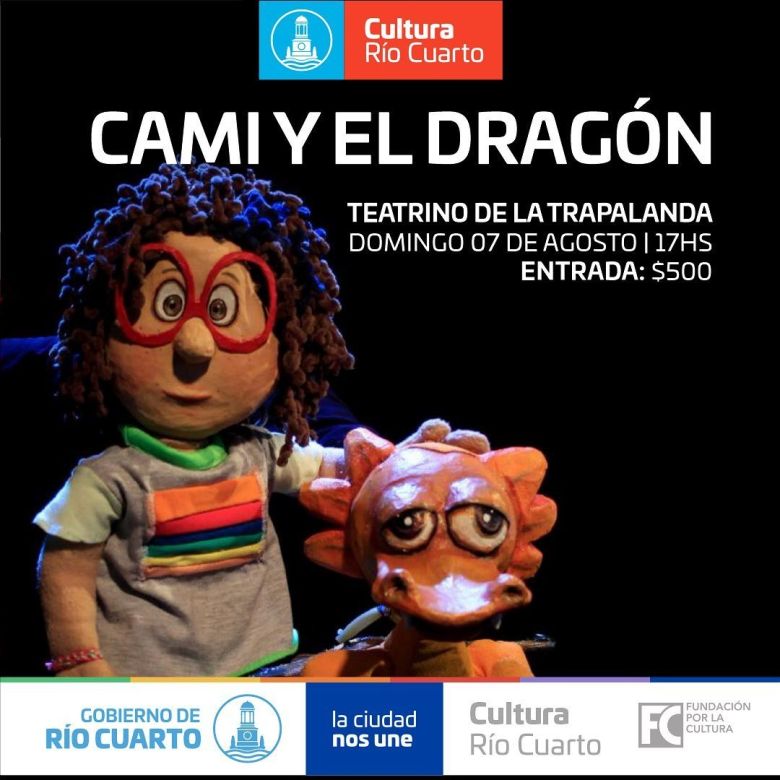 La historia multipremiada “Cami y el dragón” se presenta en Río Cuarto