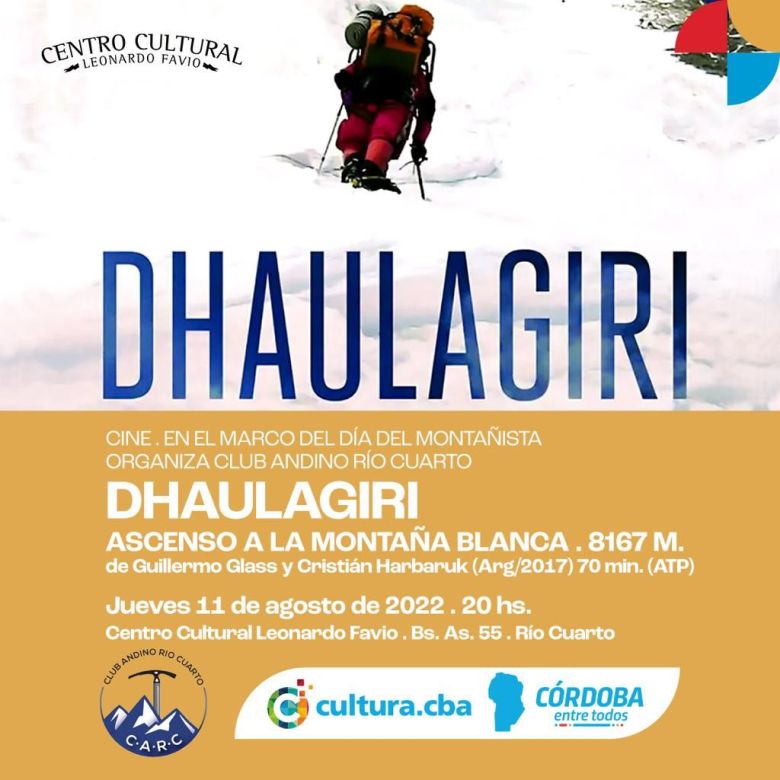 “Dhaulagiri, ascenso a la montaña blanca”, se proyectará en Río Cuarto