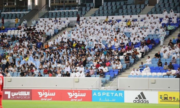 Qatar empieza a vestirse de celeste y blanco