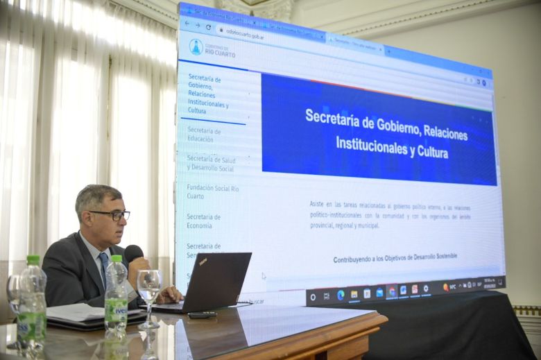 Río Cuarto presentó su nuevo Portal Web ODS