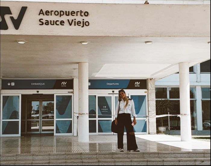 Una joven de Río Cuarto camino a ser piloto privado