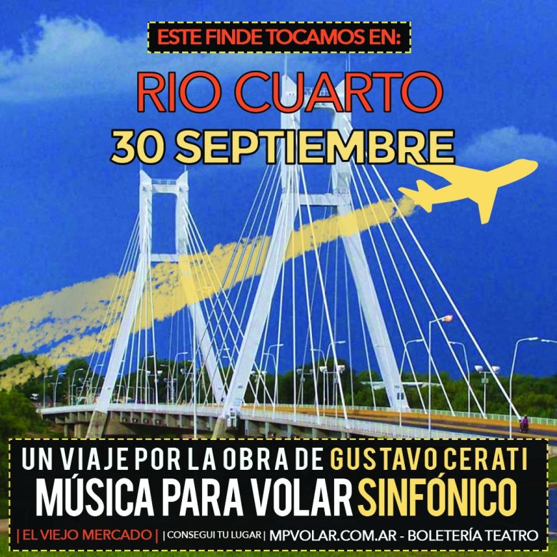“Música para volar sinfónico”, un recorrido fantástico por la obra de Gustavo Ceratti