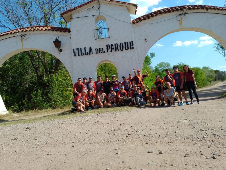 Exitosa corrida solidaria de postas entre Río Cuarto y Villa del Parque