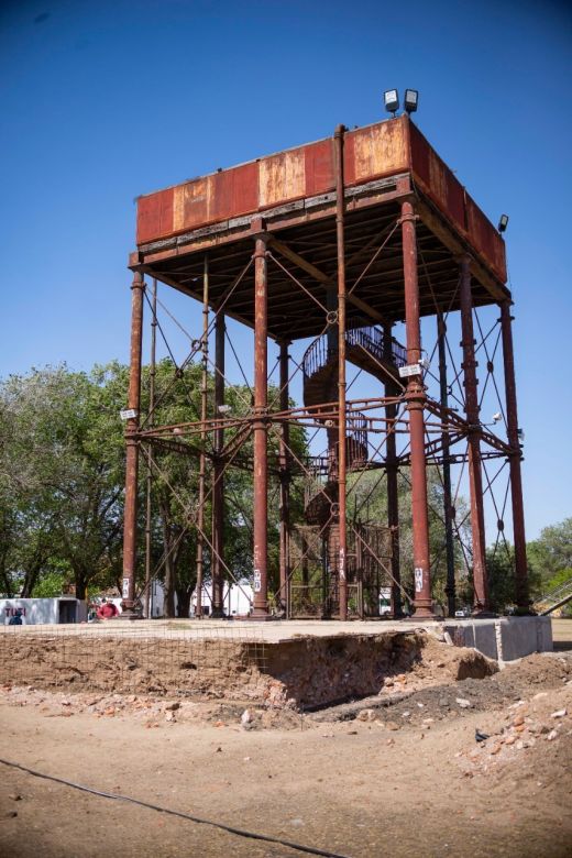 Comenzó la restauración del Tanque de Agua del Andino