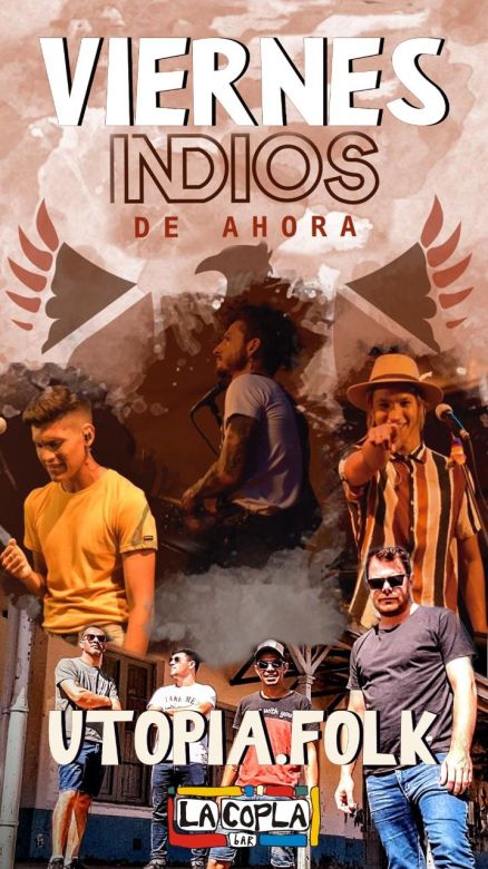 "Indios De Ahora" se presenta en Río Cuarto con impronta propia