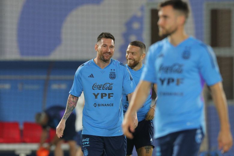Messi volvió a entrenar con el equipo