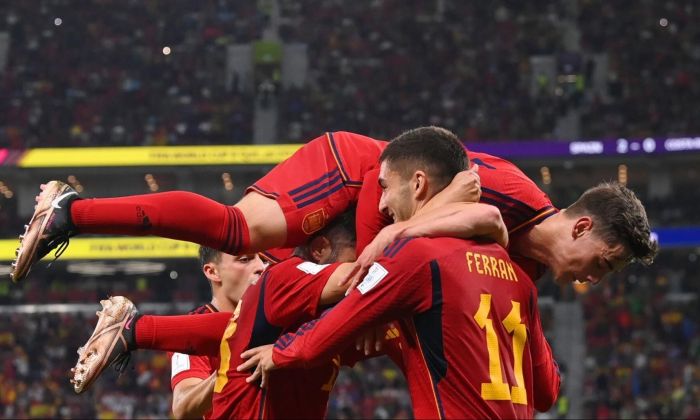 España ganó a Costa Rica  7-0