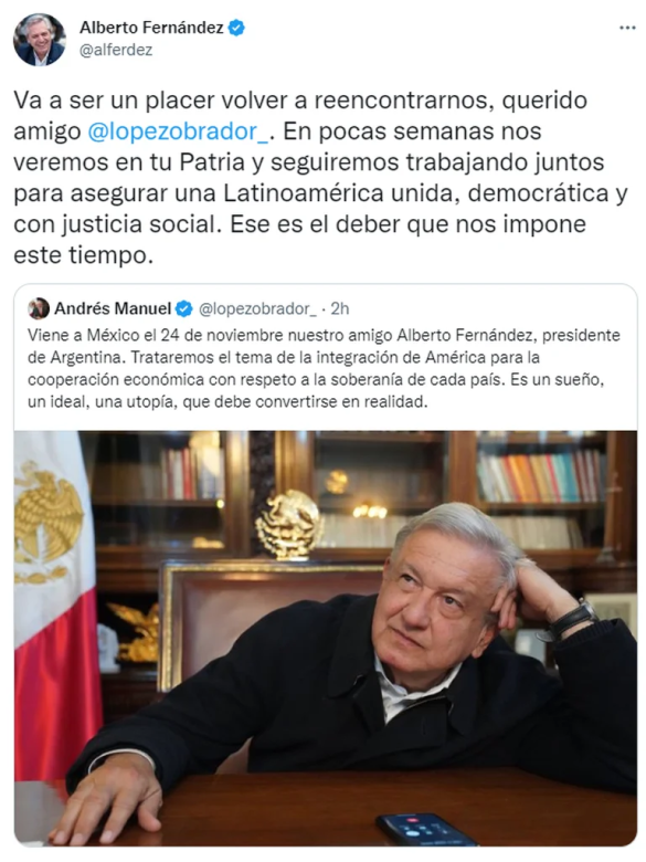 En medio del distanciamiento por el BID, Alberto Fernández no viajará a México para encontrarse con López Obrador