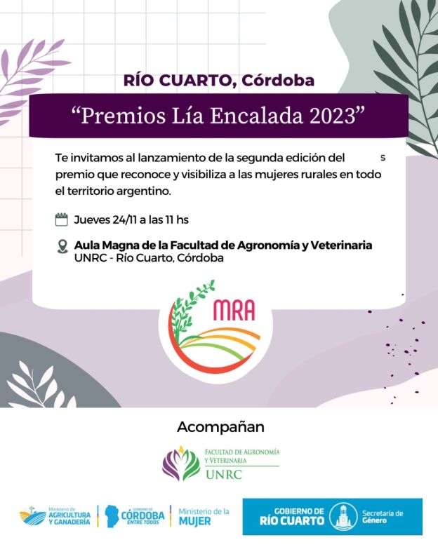 Premios Lía Encalada 2023: una convocatoria para mujeres rurales que busca reconocer y visibilizar sus historias