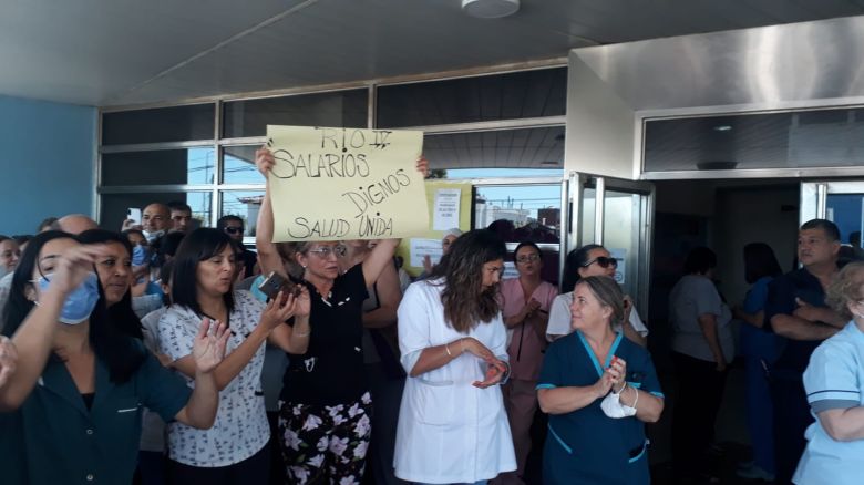 Protesta en el Hospital: marcharon en el inicio de las 72 horas de paro