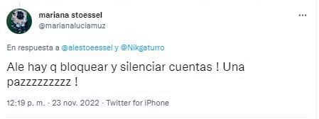 Alejandro Stoessel cruzó a Nik por un tuit referido a Tini: “Hubiese sido prudente evitar generalizar el bullying”