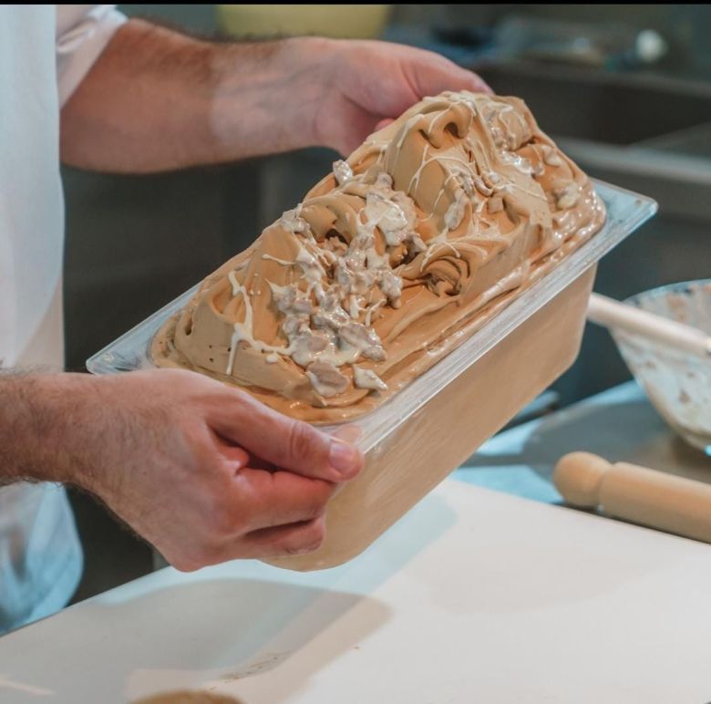 Crean un gusto de helado para alentar a la selección y ya es la novedad en Río Cuarto: "Dulce Scaloneta" 