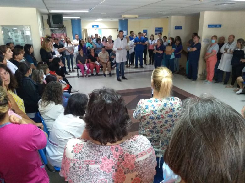 Trabajadores de la Salud del Hospital rechazaron el decreto
