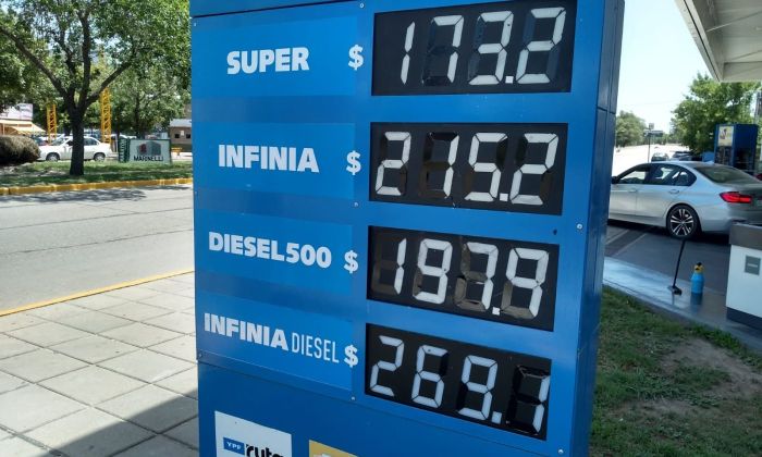 El precio de la nafta Súper llegó a $ 173, 20 en Río Cuarto 