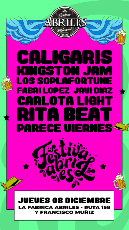Caligaris en Festival Abriles: Veinticirco para alegrar el fin de semana largo